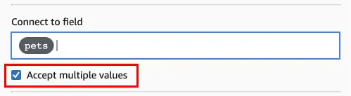 Screenshot of "Accept multiple values" checkbox