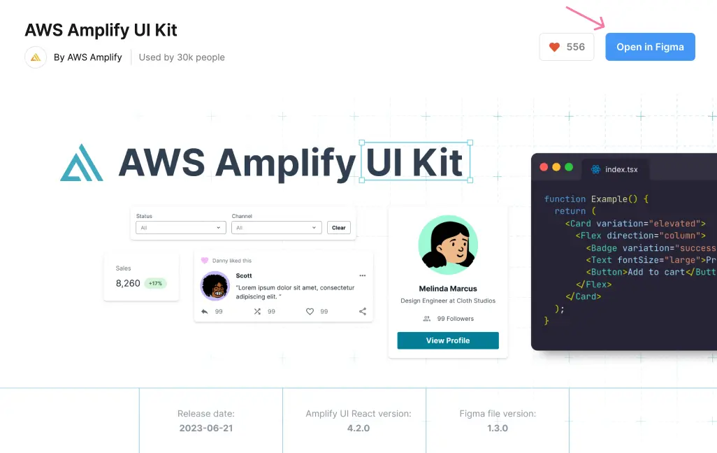 Figma to Code (React) - Overview - AWS Amplify Docs